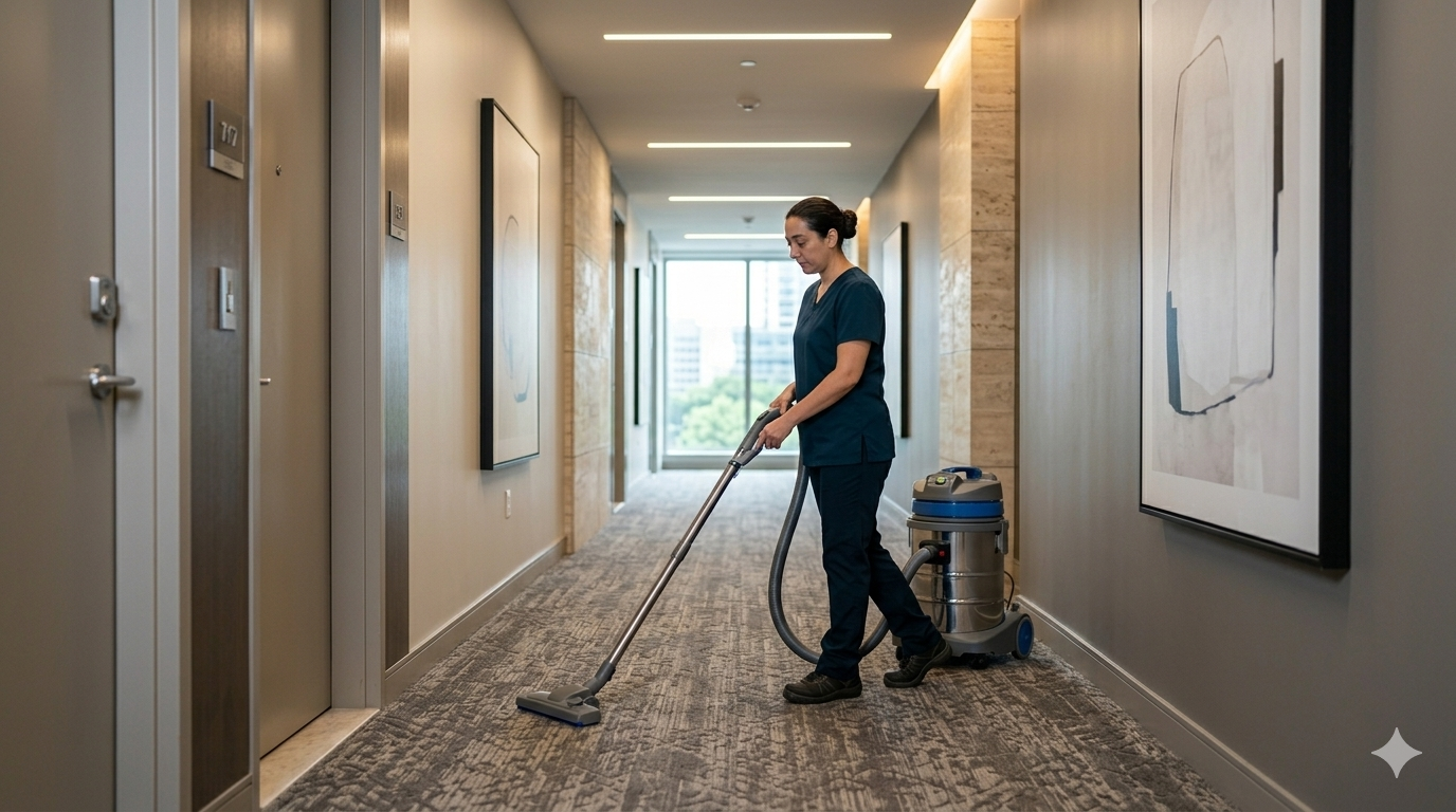 Residential strata common area cleaning