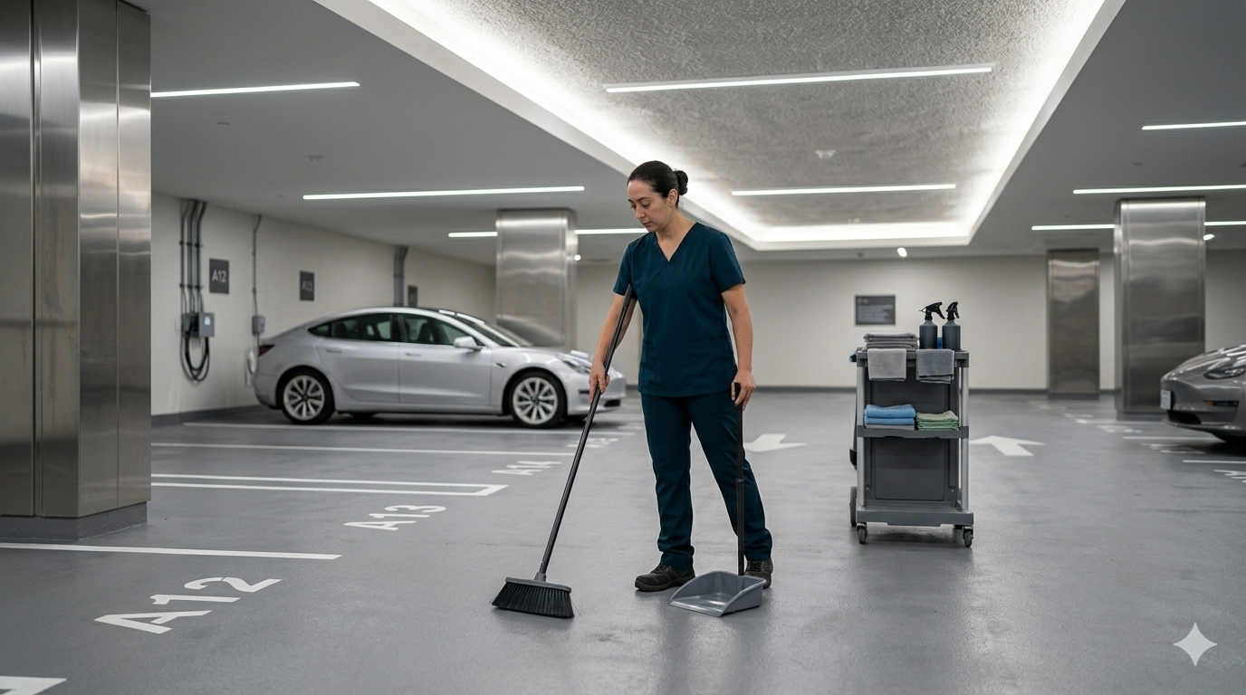 Strata car park cleaning and maintenance