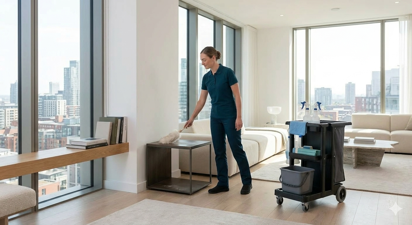 Residential construction cleaning